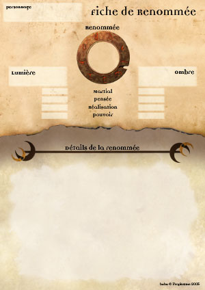 Feuille de renommée